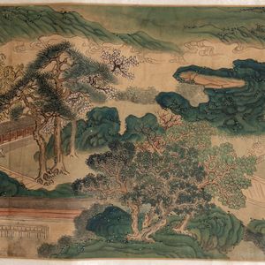 QIU YING, attribuito  - Asta Arte asiatica e tribale  - Associazione Nazionale - Case d'Asta italiane