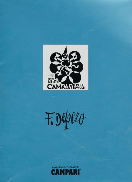 FORTUNATO DEPERO : Campari tra le nuvole  - Asta Arte Moderna, Contemporanea, '800 e '900 - Associazione Nazionale - Case d'Asta italiane