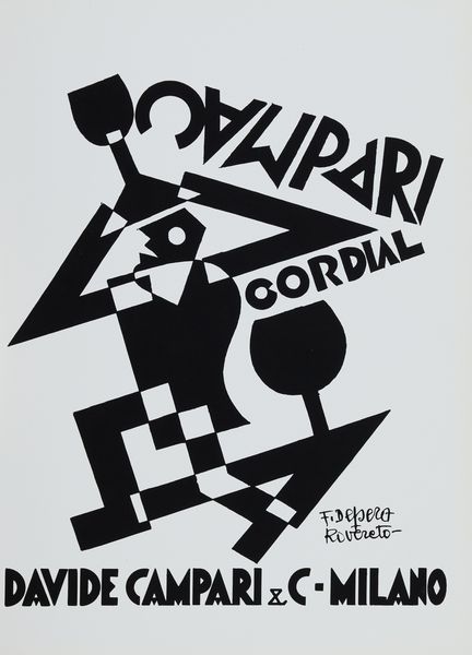 FORTUNATO DEPERO : Campari tra le nuvole  - Asta Arte Moderna, Contemporanea, '800 e '900 - Associazione Nazionale - Case d'Asta italiane