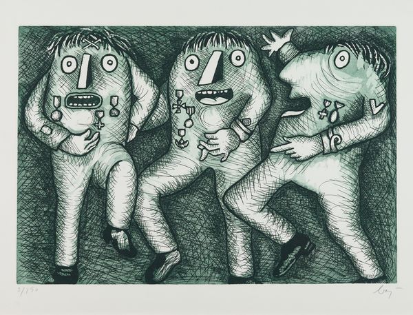 ENRICO BAJ : Nixon parade III  - Asta Arte Moderna, Contemporanea, '800 e '900 - Associazione Nazionale - Case d'Asta italiane