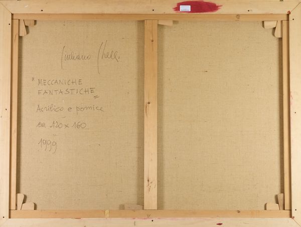 Giuliano Ghelli : Meccaniche fantastiche  - Asta Arte Moderna, Contemporanea, '800 e '900 - Associazione Nazionale - Case d'Asta italiane