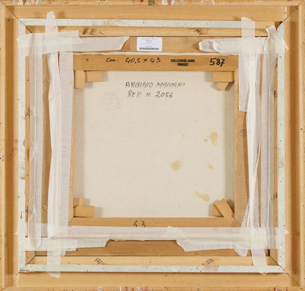 MINO MACCARI : Senza titolo  - Asta Arte Moderna, Contemporanea, '800 e '900 - Associazione Nazionale - Case d'Asta italiane