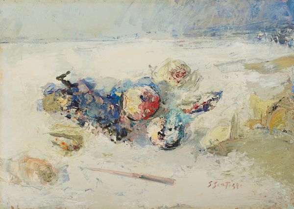 Sergio Scatizzi : Uva e frutta  - Asta Arte Moderna, Contemporanea, '800 e '900 - Associazione Nazionale - Case d'Asta italiane