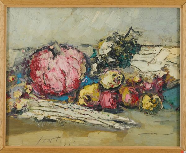 Sergio Scatizzi : Natura morta  - Asta Arte Moderna, Contemporanea, '800 e '900 - Associazione Nazionale - Case d'Asta italiane