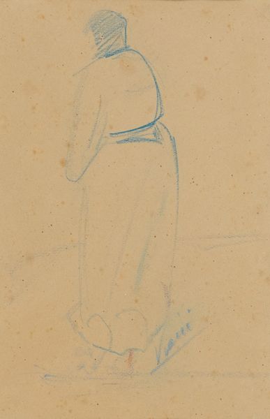 Lorenzo Viani : figura di spallle  - Asta Arte Moderna, Contemporanea, '800 e '900 - Associazione Nazionale - Case d'Asta italiane