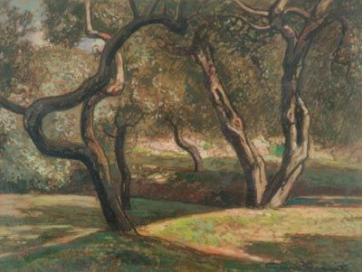 Gino Romiti : Pineta  - Asta Arte Moderna, Contemporanea, '800 e '900 - Associazione Nazionale - Case d'Asta italiane