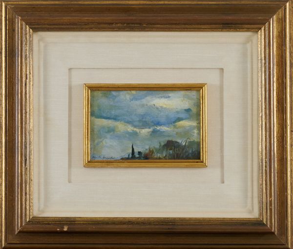 Alfredo Meschi : Paesaggio  - Asta Arte Moderna, Contemporanea, '800 e '900 - Associazione Nazionale - Case d'Asta italiane