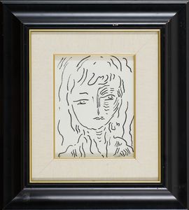 VIRGILIO GUIDI : Testa femminile  - Asta Arte Moderna, Contemporanea, '800 e '900 - Associazione Nazionale - Case d'Asta italiane