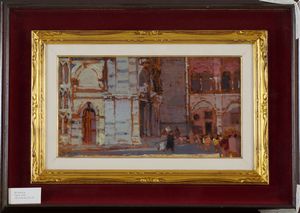 Raffaele De Rosa - Scorcio di una via cittadina