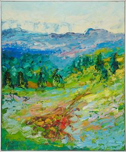 Alberto Pistoresi - Paesaggio montano