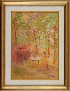 Guido Guidi - Giardino con tavola