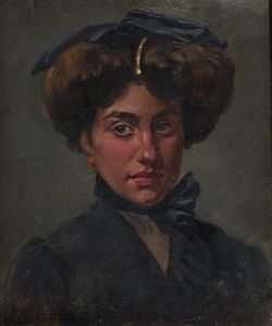 Carlo Fornara - Ritratto di signora