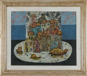 Raimondo Cardelli - Paesaggio metafisico