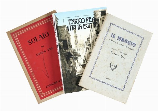ENRICO PEA : Lotto di 7 opere di Enrico Pea.  - Asta Libri, autografi e manoscritti - Associazione Nazionale - Case d'Asta italiane