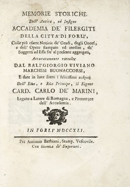 Lotto di 3 opere di storia locale.  - Asta Libri, autografi e manoscritti - Associazione Nazionale - Case d'Asta italiane
