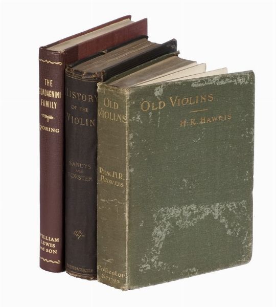 Lotto composto di 3 opere sui violini.  - Asta Libri, autografi e manoscritti - Associazione Nazionale - Case d'Asta italiane