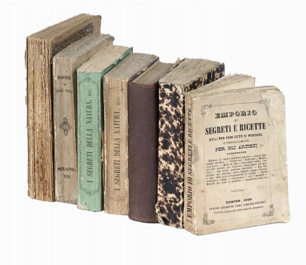 Lotto composto di 7 'libri di segreti'.  - Asta Libri, autografi e manoscritti - Associazione Nazionale - Case d'Asta italiane