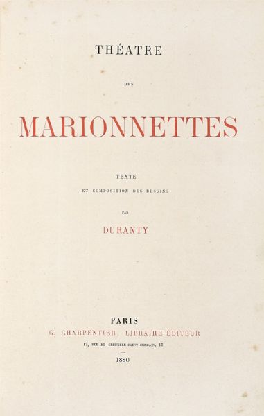 Lotto composto di 6 edizioni sulle marionette.  - Asta Libri, autografi e manoscritti - Associazione Nazionale - Case d'Asta italiane
