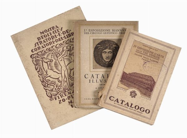 Lotto di 8 cataloghi di mostre.  - Asta Libri, autografi e manoscritti - Associazione Nazionale - Case d'Asta italiane