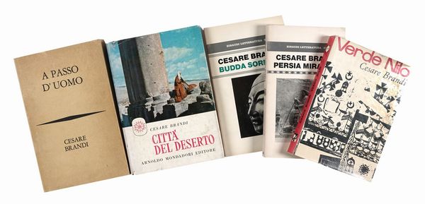 CESARE BRANDI : Lotto di 5 opere di Cesare Brandi.  - Asta Libri, autografi e manoscritti - Associazione Nazionale - Case d'Asta italiane