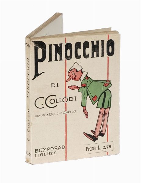 CARLO COLLODI : Le avventure di Pinocchio. Storia di un burattino. Nuovissima edizione. Illustrazioni originali di Attilio Mussino.  - Asta Libri, autografi e manoscritti - Associazione Nazionale - Case d'Asta italiane