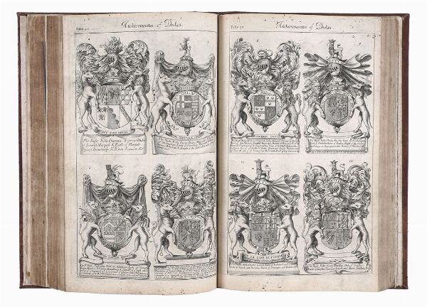 JOHN GUILLIM : A Display of Heraldry: Manifesting a more easie access to the Knowledge [...] To which is added a Treatise of Honor Military and Civil...  - Asta Libri, autografi e manoscritti - Associazione Nazionale - Case d'Asta italiane