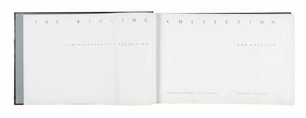 ROB HAESELER : The Behring Collection. A Representative Selection.  - Asta Libri, autografi e manoscritti - Associazione Nazionale - Case d'Asta italiane