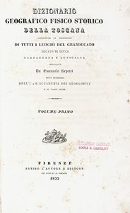 Emanuele Repetti - Dizionario geografico fisico storico della Toscana...