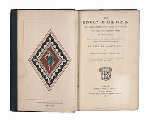 Lotto composto di 3 opere sui violini.  - Asta Libri, autografi e manoscritti - Associazione Nazionale - Case d'Asta italiane