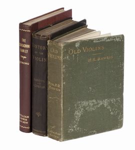 Lotto composto di 3 opere sui violini.  - Asta Libri, autografi e manoscritti - Associazione Nazionale - Case d'Asta italiane