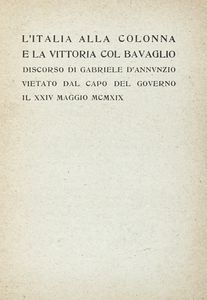 Gabriele D'Annunzio : Lotto di 12 edizioni di e su Gabriele d'Annunzio.  - Asta Libri, autografi e manoscritti - Associazione Nazionale - Case d'Asta italiane