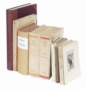 Gabriele D'Annunzio : Lotto di 12 edizioni di e su Gabriele d'Annunzio.  - Asta Libri, autografi e manoscritti - Associazione Nazionale - Case d'Asta italiane