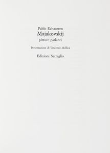 PABLO ECHAURREN - Majakovskij pitture parlanti.