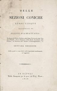Vincenzo Flauti - Lotto composto di opere di matematica e geometria.