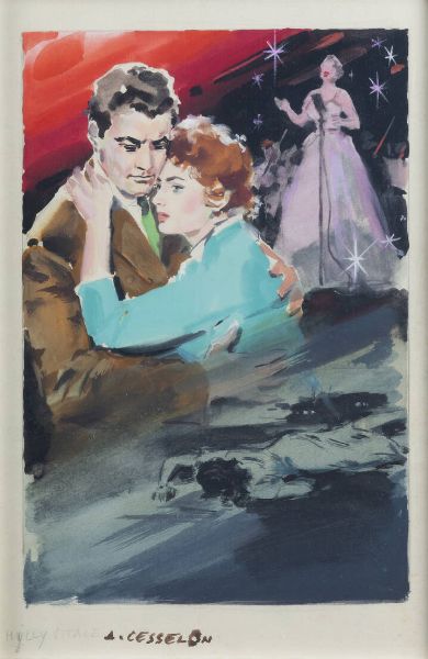 ANGELO CESSELON Settimo di Cinto Caomaggiore 1922 � Velletri 1992 : La canzone del cuore  - Asta Dipinti - Associazione Nazionale - Case d'Asta italiane