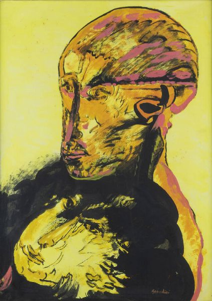 REMO BRINDISI Roma 1918 - 1996 Milano : Figure  - Asta Dipinti - Associazione Nazionale - Case d'Asta italiane