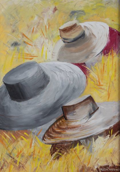 MARIO BERRINO Alassio (SV) 1920 - 2011 : Il raccolto 1999  - Asta Dipinti - Associazione Nazionale - Case d'Asta italiane