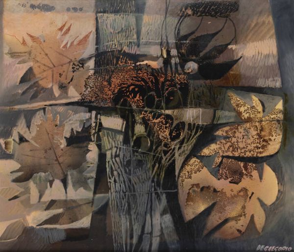 GIUSEPPE DE GREGORIO Spoleto 1920 - 2007 : Autunno  - Asta Dipinti - Associazione Nazionale - Case d'Asta italiane