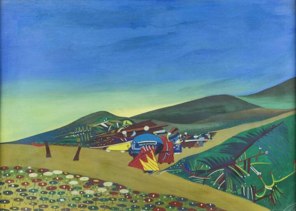 ALDO DEZZA Torino 1937 : Immagini 1972  - Asta Dipinti - Associazione Nazionale - Case d'Asta italiane