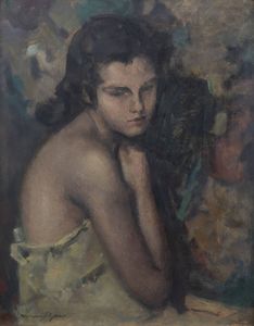 VENANZIO ZOLLA Colchester (Regno Unito) 1880 - 1961 Torino - Figura femminile