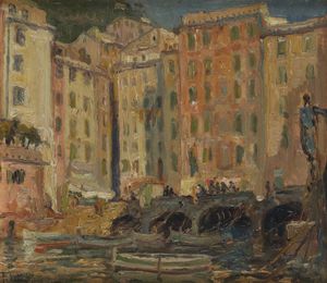 FRANCESCO MENNYEY Torino 1889 - 1950 - Camogli