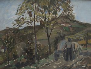 DAPHNE MAUGHAM CASORATI Londra (Regno Unito) 1897 - 1982 Torino - Paesaggio