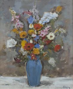 LEONARDO STROPPA Torino 1900 - 1991 - Vaso di fiori
