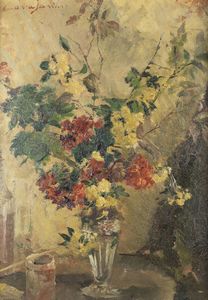 GIUSEPPE CAVASANTI Valmadonna (AL) 1895 - 1980 Laigueglia (SV) - Fiori