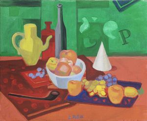 ERMANNO POLITI Velletri (RM) 1910 - 1993 Torino - Natura morta 1975