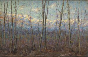 BOETTO GIULIO (attribuito) - Veduta del Monviso