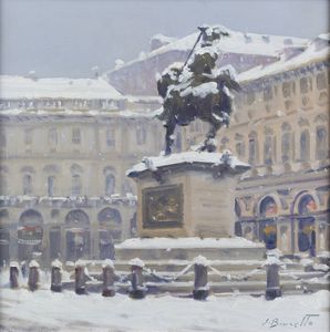 SILVIO BRUNETTO San Maurizio Canavese (TO) 1932 - Monumento di S. Carlo-Torino