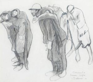 PIETRO MORANDO Alessandria 1892 - 1980 - Colerosi 1915