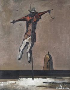 PIETRO MORANDO Alessandria 1892 - 1980 - Spaventapasseri