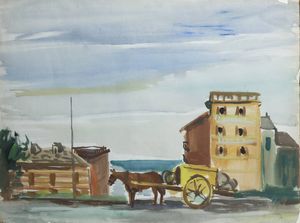 ENRICO PAULUCCI Genova 1901 - 1999 Torino - Carretto 1928